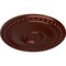 Ekena Millwork Foster Ceiling Medallion (Fits Canopies up to 5 5/8"), Hand-Painted Antique Copper, 19 1/8"OD x 1"P CM19FOACS - alternate 3